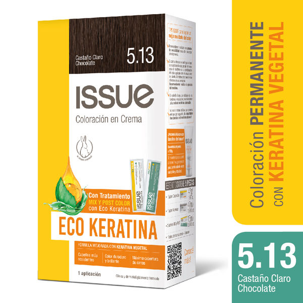 COLORACION ISSUE KIT ECO KERATINA N°5.13