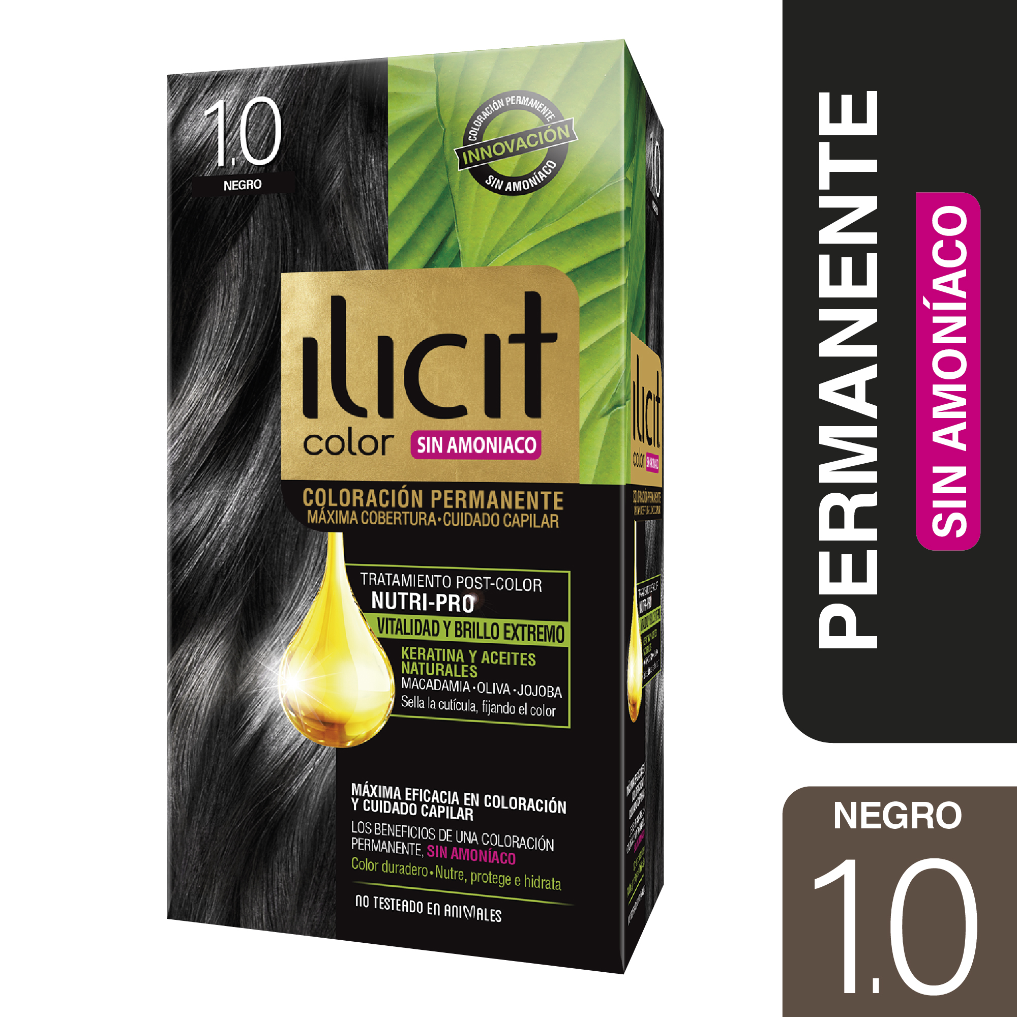 ILICIT SIN AMONÍACO 1/0 NEGRO 16 60G