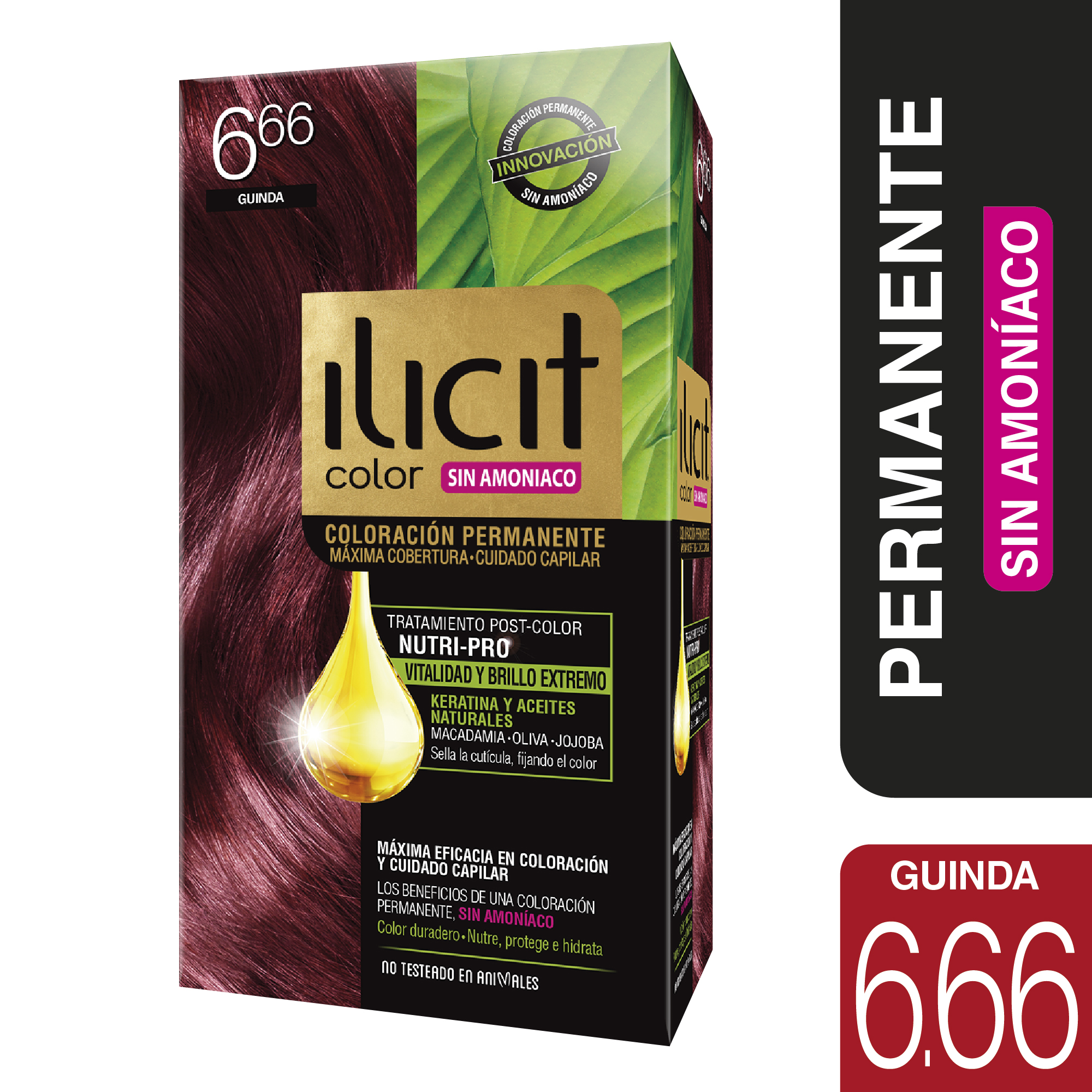 ILICIT SIN AMONÍACO 6/66 GUINDA 16 60G