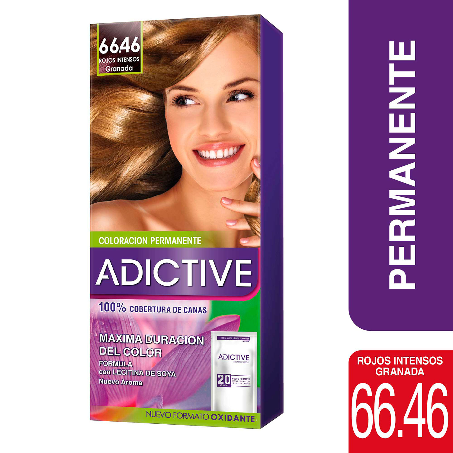 ADICTIVE 66/46 ROJO GRANADA 40G NF 2017