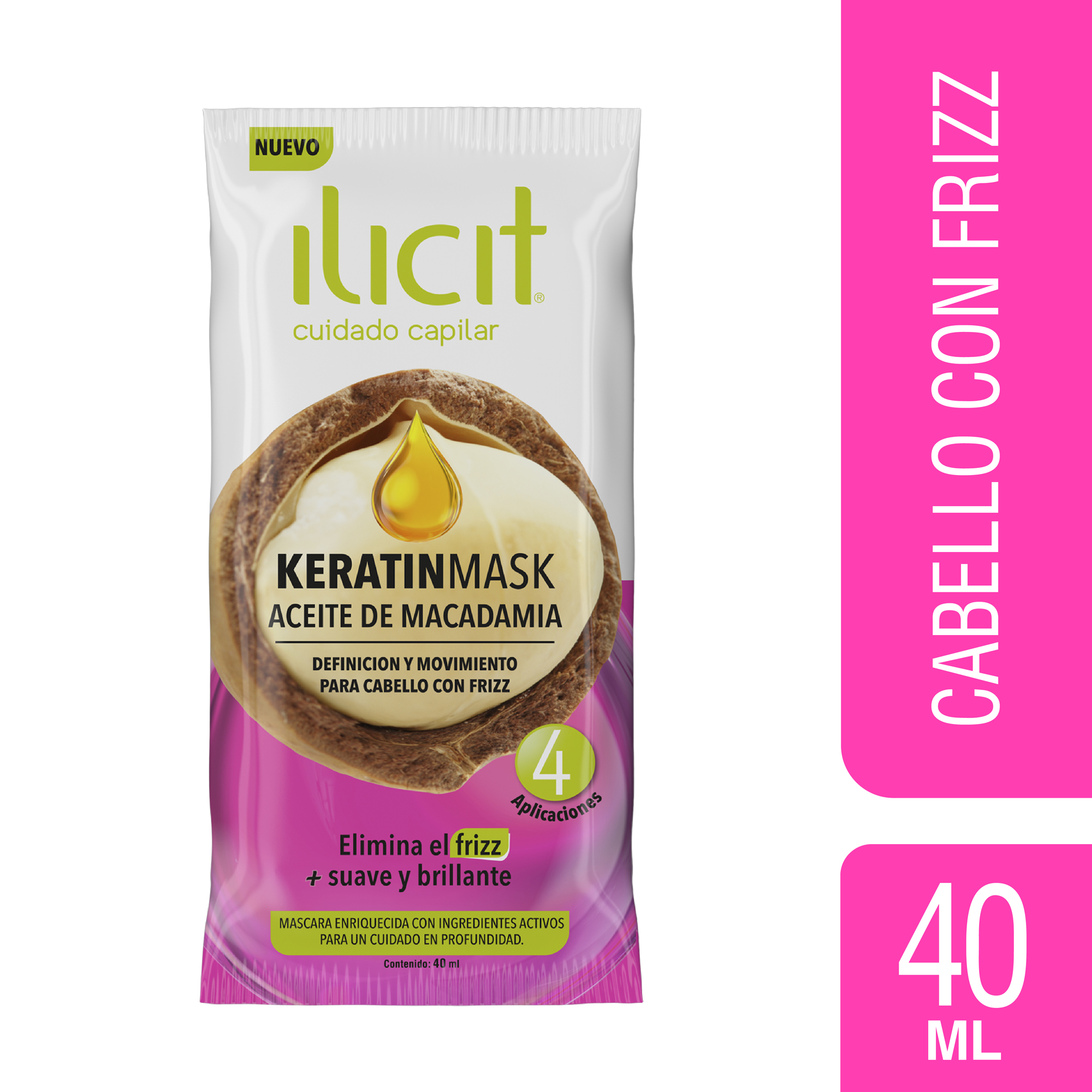 ILICIT KERATINMASK MACADAMIA 40ML